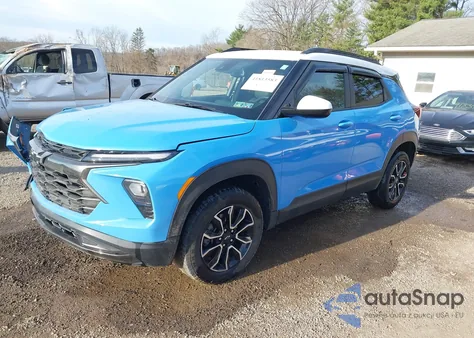 2024 Chevrolet Trailblazer Awd Activ z USA, uszkodzony, nr VIN KL79MSSL4RB076964